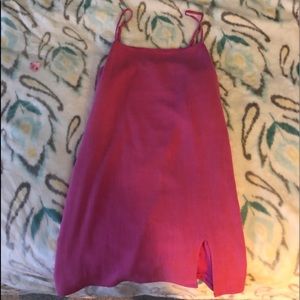 pacsun hot pink dress